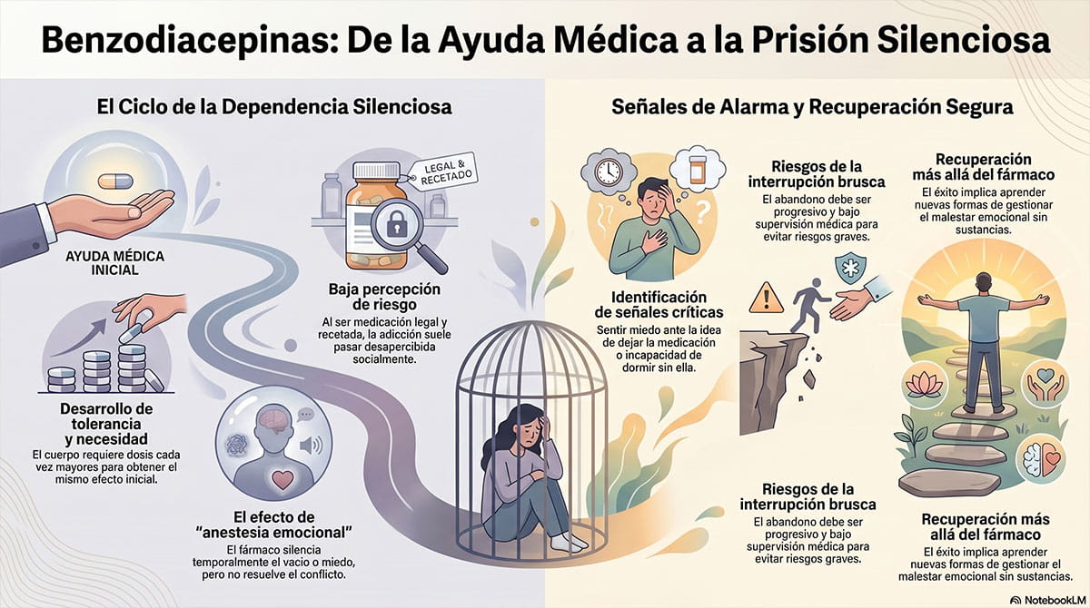 Benzodiacepinas: La adicción silenciosa